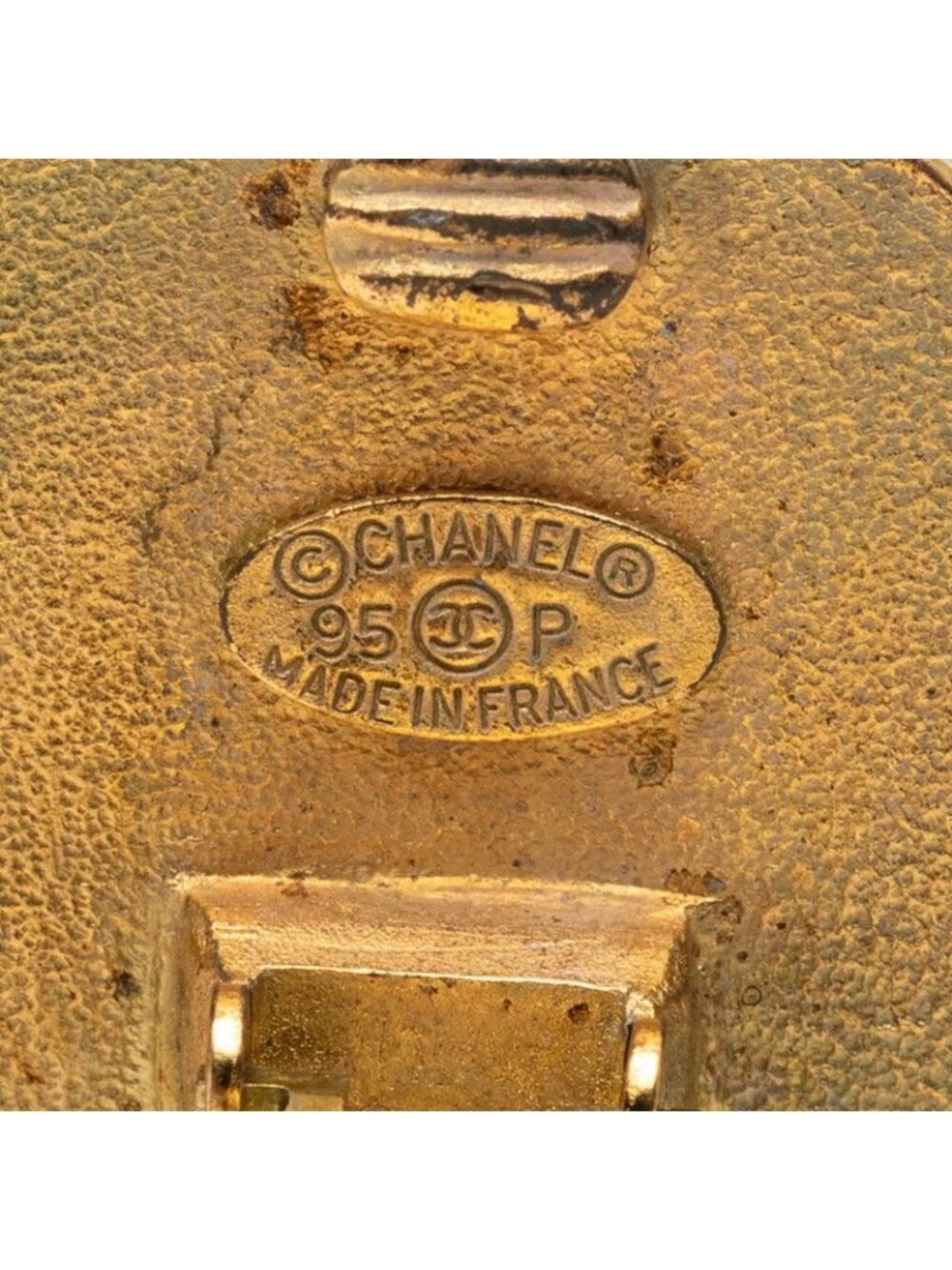 Chanel Vintage CC Logo Gold Plated - Picture 3 of 3